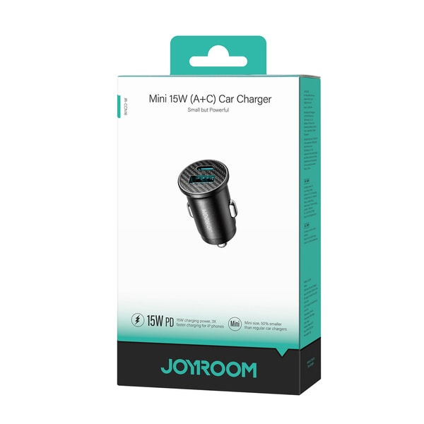 Joyroom JR-CCN16 Mini 15W Car Charger - Black