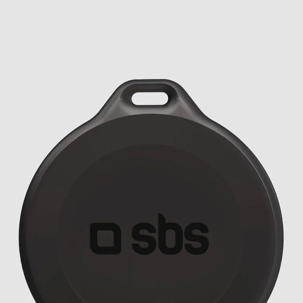 SBS Track My Circle Waterproof IP65 Locator Compatible with Apple Find My - Black