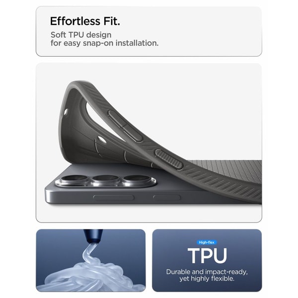 Spigen Liquid Air Case for Samsung Galaxy S26 - Gray