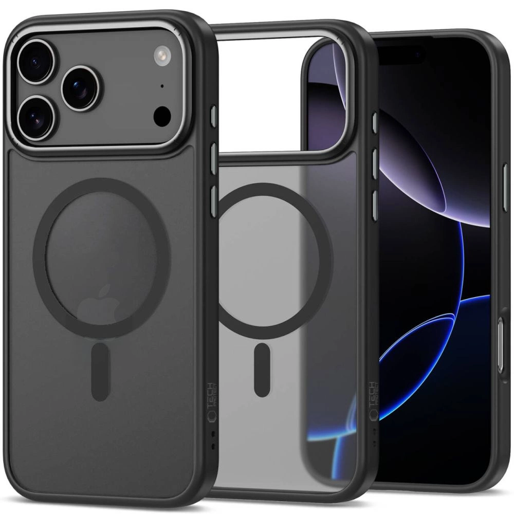 Tech-Protect CamEdge MagSafe Case for iPhone 17 Pro - Clear Matte