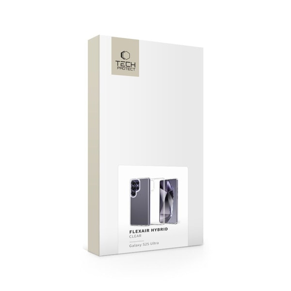 Tech-Protect Flexair Hybrid Case for Samsung Galaxy S25 Ultra - Clear