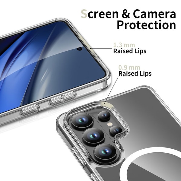 Tech-Protect FlexAir Hybrid MagSafe Case for Samsung Galaxy S26 Ultra - Transparent