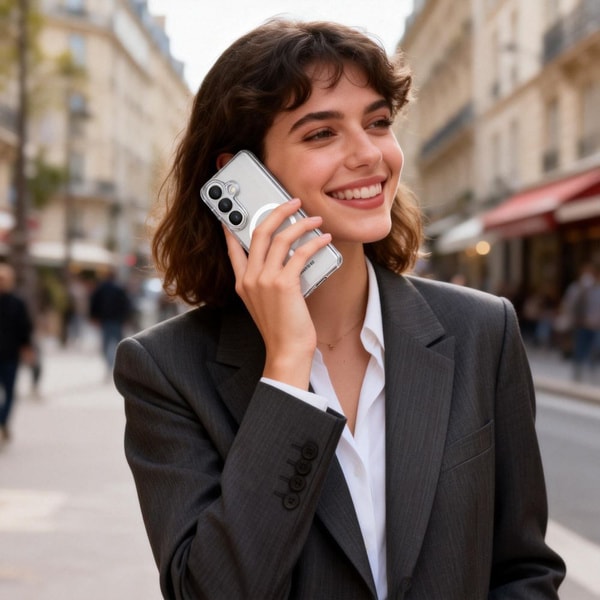 Tech-Protect FlexAir MagSafe Case for Samsung Galaxy S26+ - Transparent