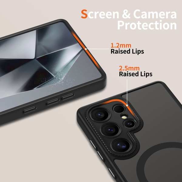 Tech-Protect MagCam MagSafe Case for Samsung Galaxy S25 Ultra - Black