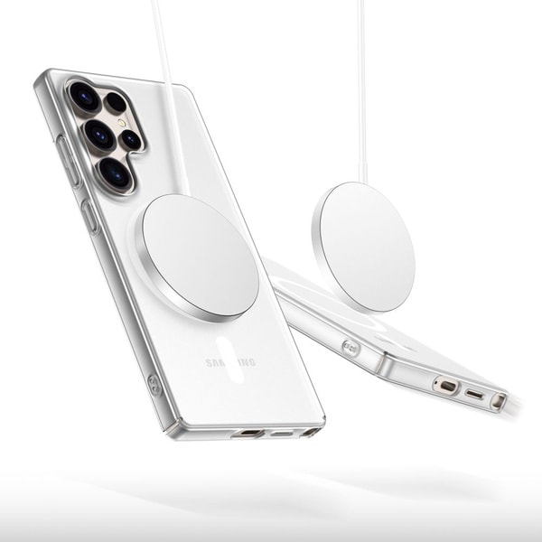 Tech-Protect MagSlim MagSafe Case for Samsung Galaxy S25 Ultra - Clear