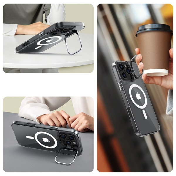 Tech-Protect MagStand MagSafe Case for iPhone 16 Pro - Clear